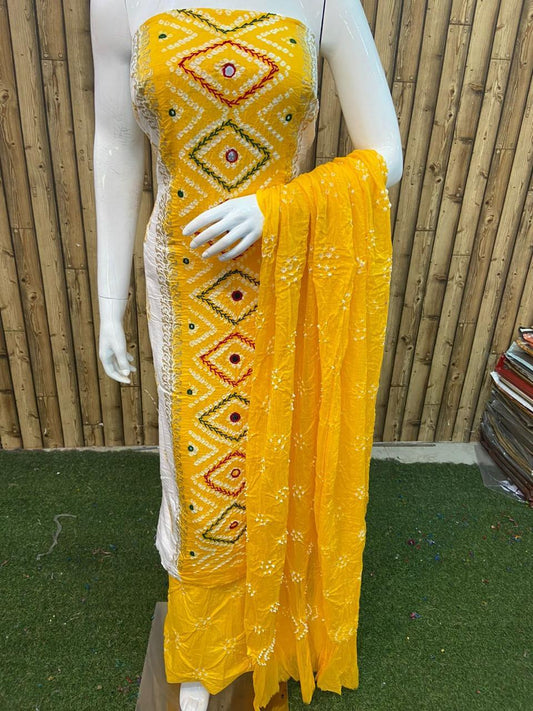 bandhani suits