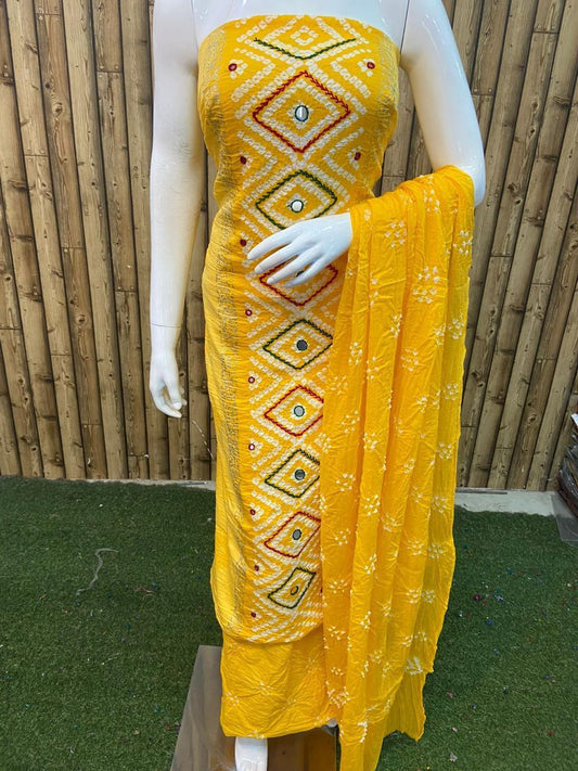 bandhani suits