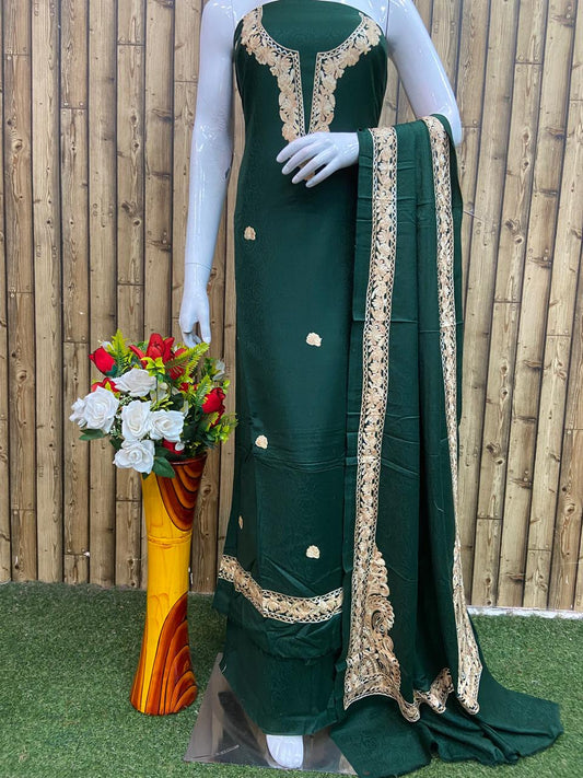 Zariya Woollen Suit (Kashmiri Work)